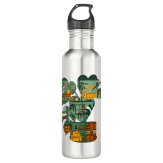 House Plant - Monstera Stainless Steel Water Bottle