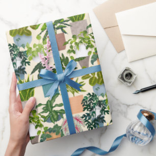 House Plants Wrapping Paper