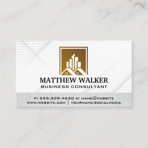 House Real Estate  Commercial Property Business Card