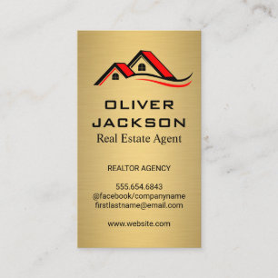 House Roof Top Business Card