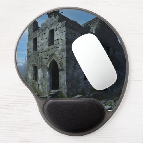 House Ruins Gel Mouse Pad