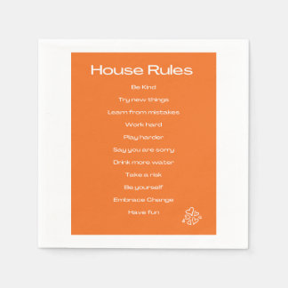 House Rules Napkins