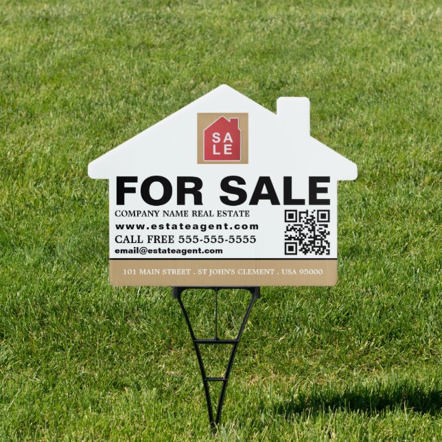 House Sale Logo, Realtor, Estate Agent Sale Sign (Insitu)