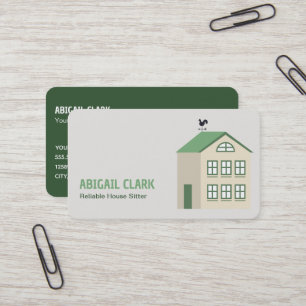 House Sitting Business Card