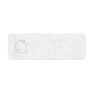 House Sketch. Gray. Label