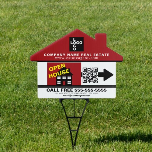 House Sold Realtor Estate Agent Open House Sign