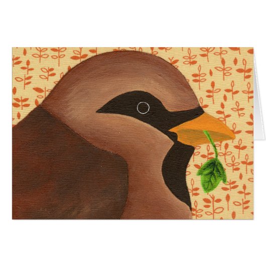 House Sparrow Cards (Front Horizontal)