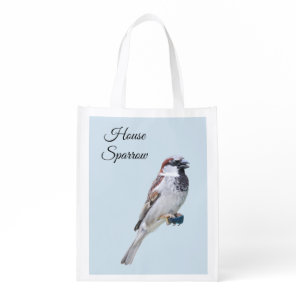 House Sparrow Grocery Bag