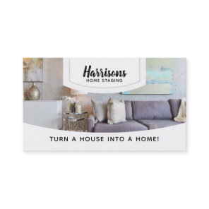 House Staging Slogans Business Cards