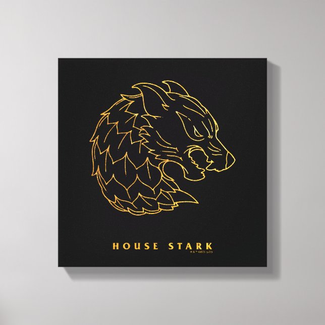 House Stark Icon Canvas Print (Front)