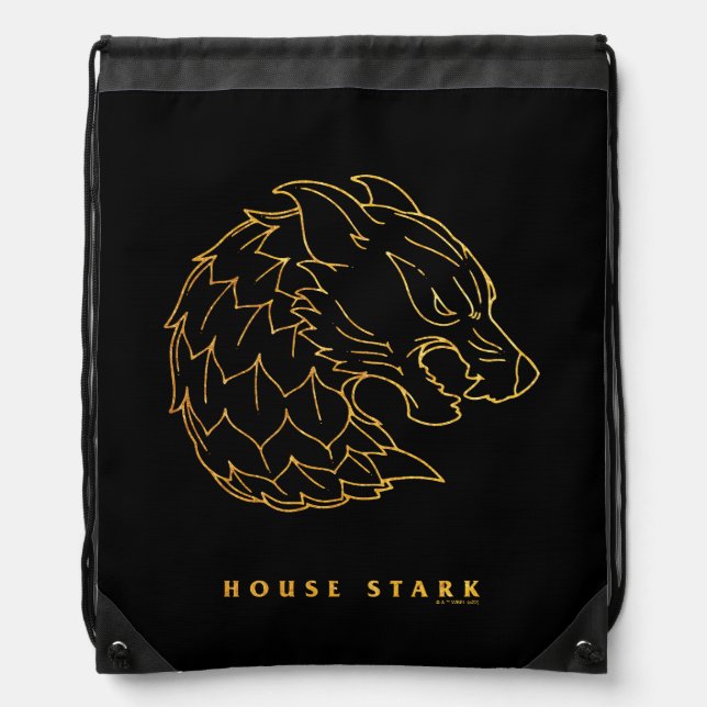 House Stark Icon Drawstring Bag (Front)