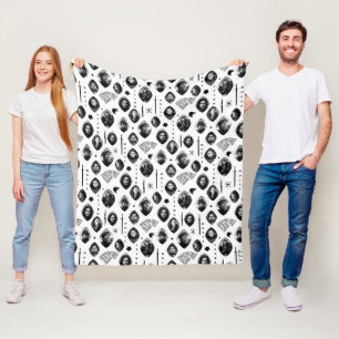 House Stark Icons & Portraits Pattern Fleece Blanket