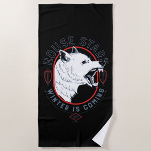 House Stark - Winter Is Coming Beach Towel