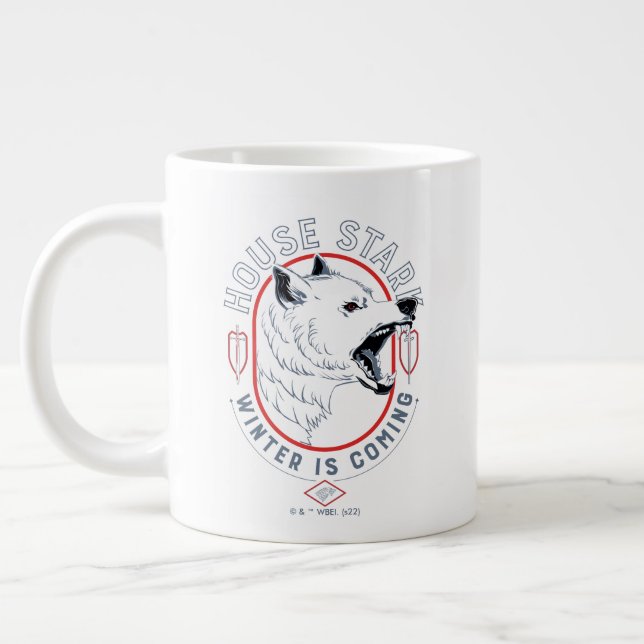 House Stark - Winter Is Coming Giant Coffee Mug (Left)