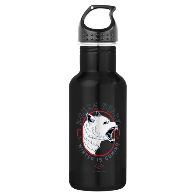 House Stark - Winter Is Coming Stainless Steel Water Bottle (Front)