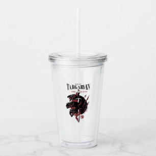 House Targaryen - Fire & Blood Acrylic Tumbler