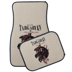 House Targaryen - Fire & Blood Car Floor Mat