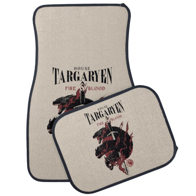 House Targaryen - Fire & Blood Car Floor Mat (Set)