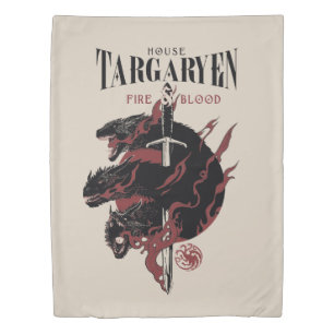 House Targaryen - Fire & Blood Duvet Cover