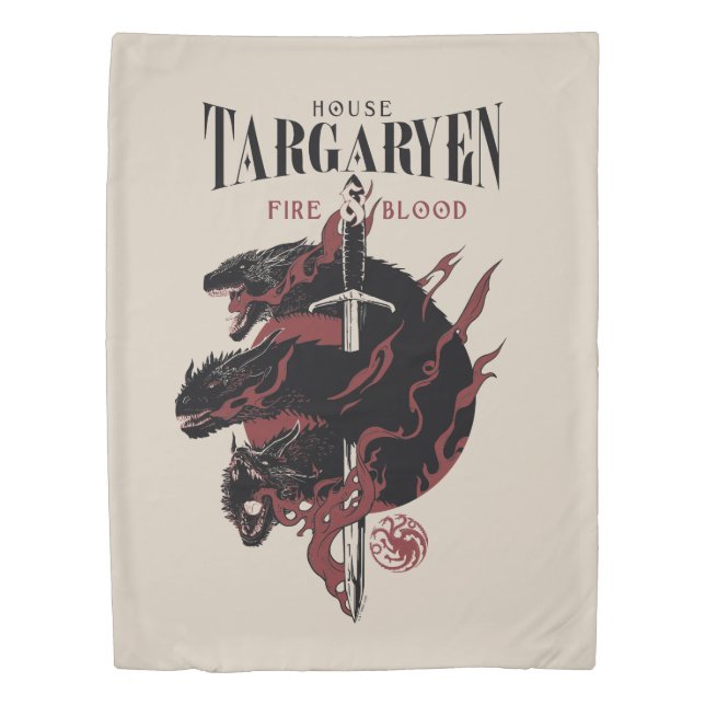House Targaryen - Fire & Blood Duvet Cover (Front)