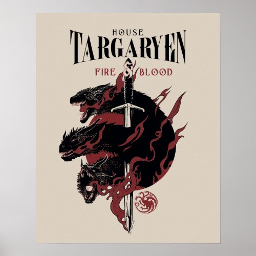 House Targaryen _ Fire  Blood Poster