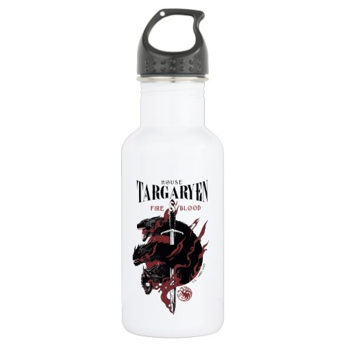 House Targaryen _ Fire  Blood Stainless Steel Water Bottle