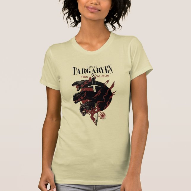 House Targaryen - Fire & Blood T-Shirt (Front)