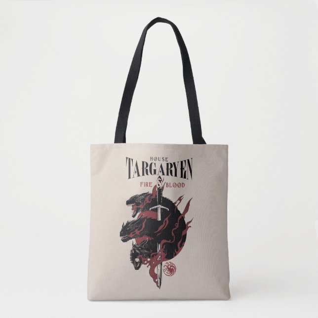 House Targaryen - Fire & Blood Tote Bag (Front)