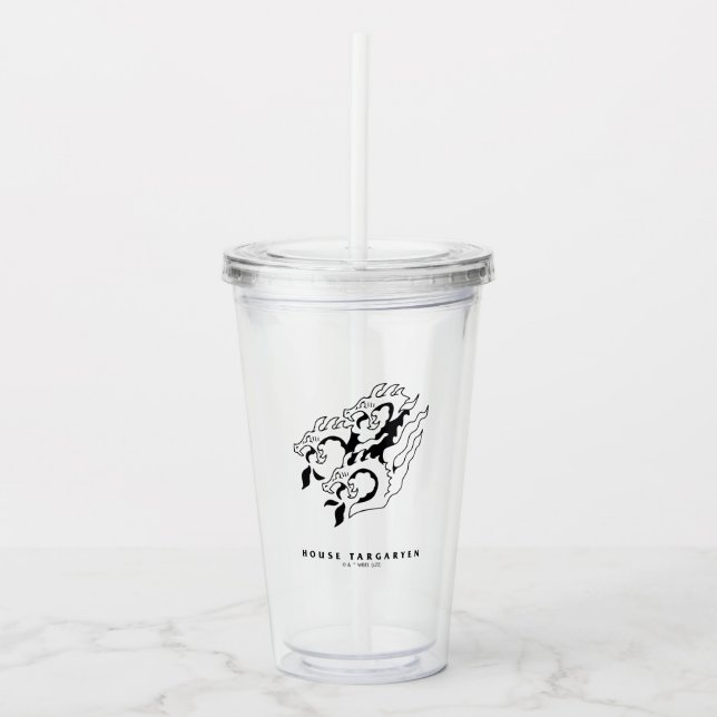 House Targaryen Icon Acrylic Tumbler (Front)