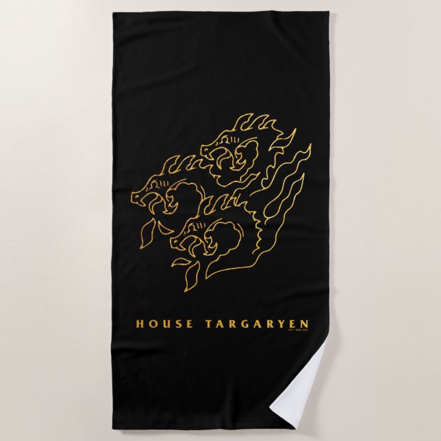 House Targaryen Icon Beach Towel (Front)