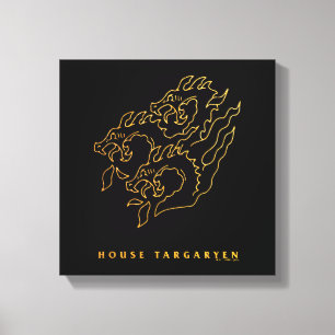 House Targaryen Icon Canvas Print