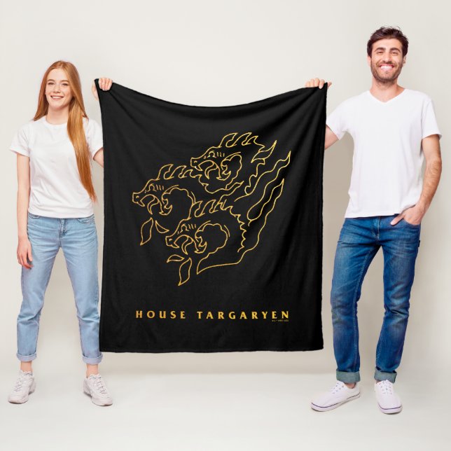 House Targaryen Icon Fleece Blanket (In Situ)