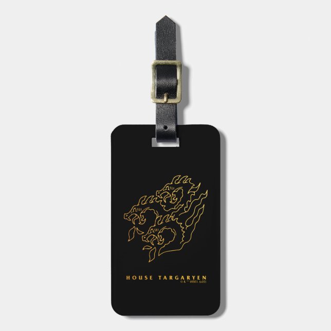 House Targaryen Icon Luggage Tag (Front Vertical)
