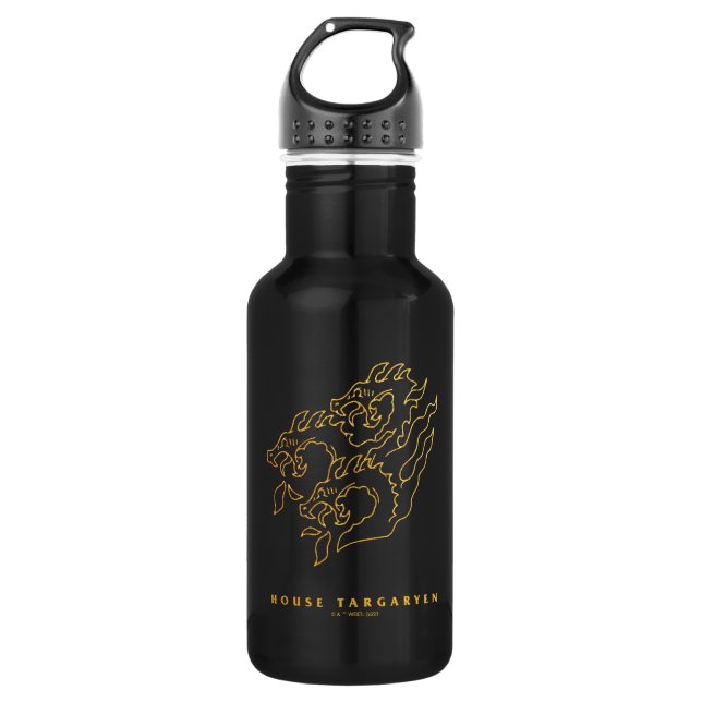 House Targaryen Icon Stainless Steel Water Bottle (Front)