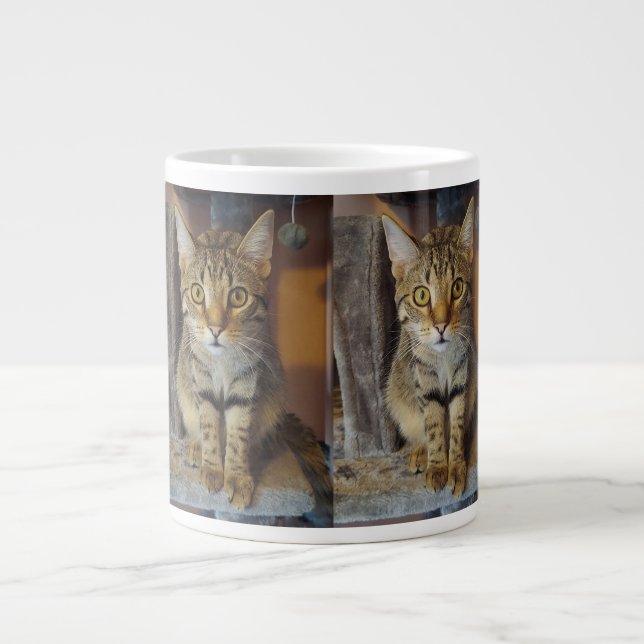 House Tiger Giant Coffee Mug (Front)