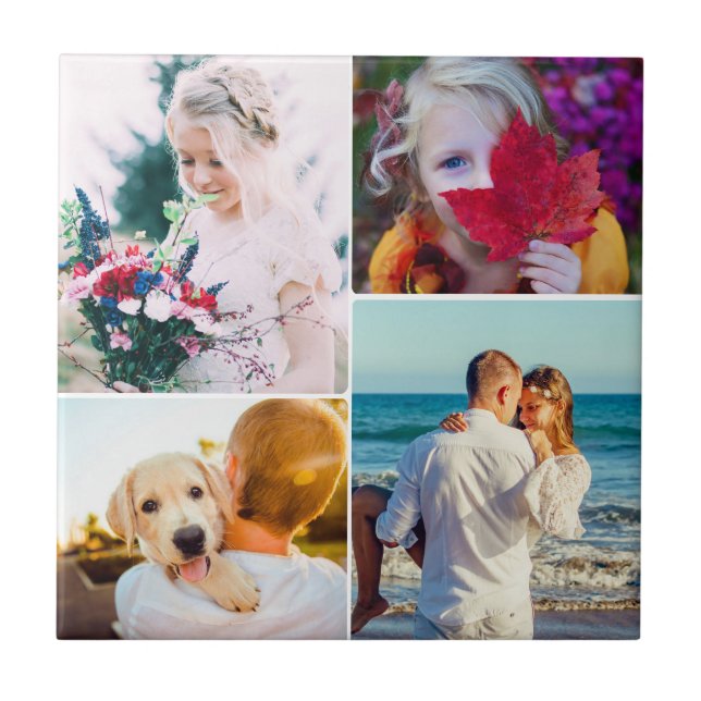 House Tile 4 Photos Rounded (Front)