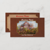House - Victorian - Summer Cottage  Business Card (Front/Back)