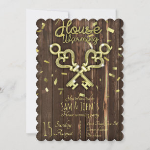 House warming announcement