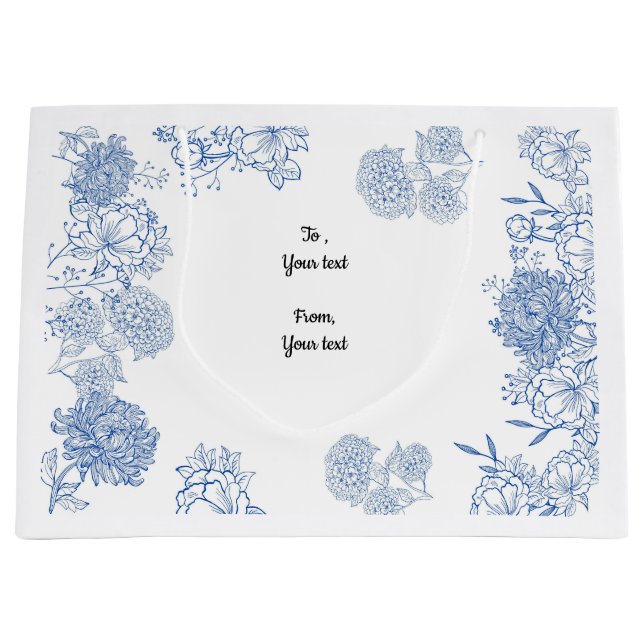House warming gift bag customizable  (Front)