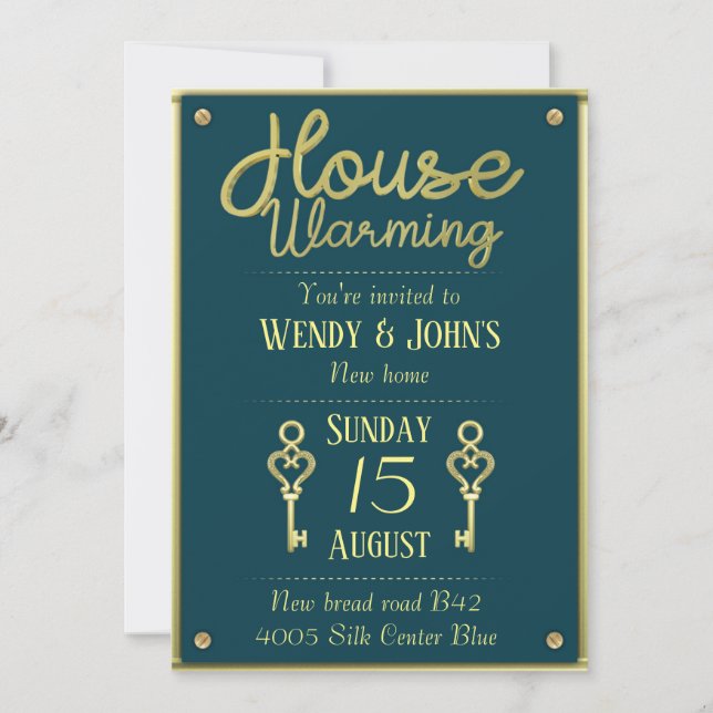 House warming invitation (Front)
