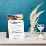 House Welcome Picture And Logo Airbnb Wifi Plaque at Zazzle