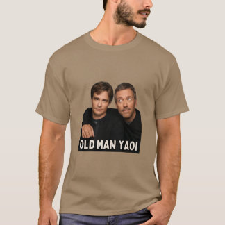 house wilson old man yaoi retro T-Shirt