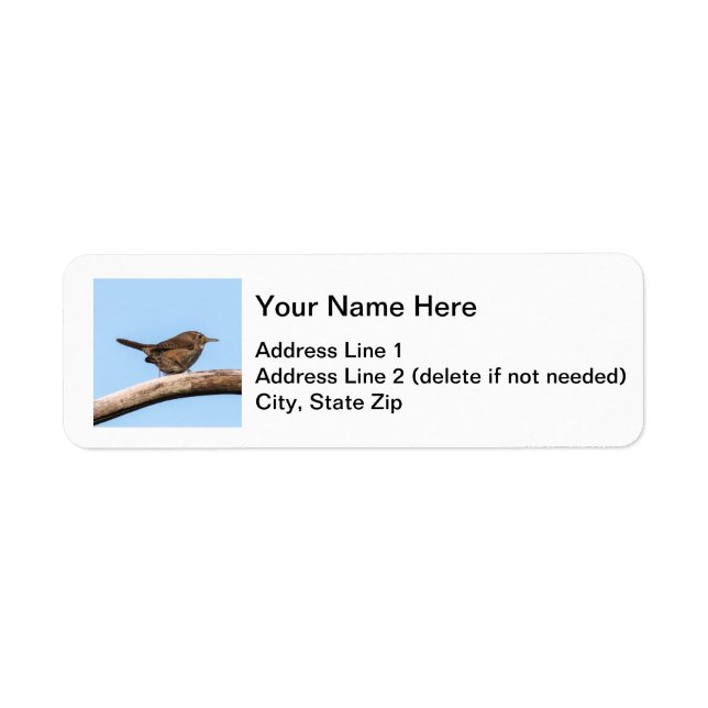House Wren Label (Front)