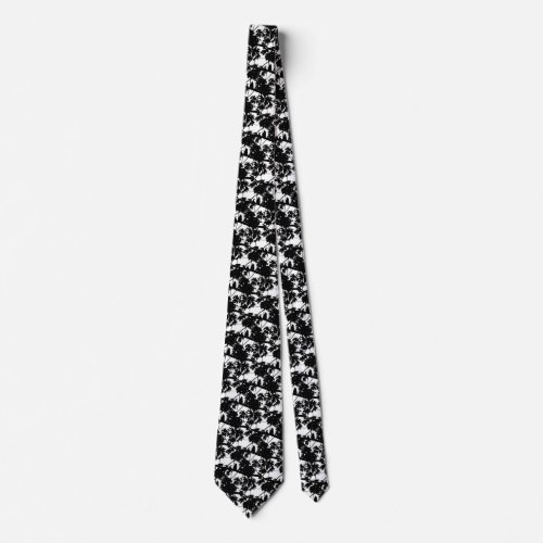 House Wren Silhouette Love Bird Watching Neck Tie