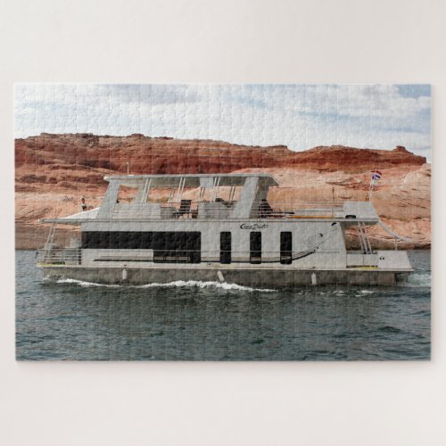 Houseboat Lake Powell Arizona 10 Jigsaw Puzzle