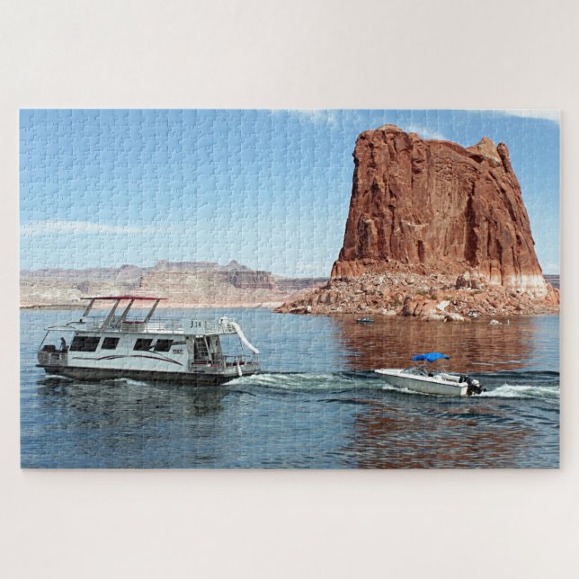 Houseboat, Lake Powell, Arizona Jigsaw Puzzle (Horizontal)