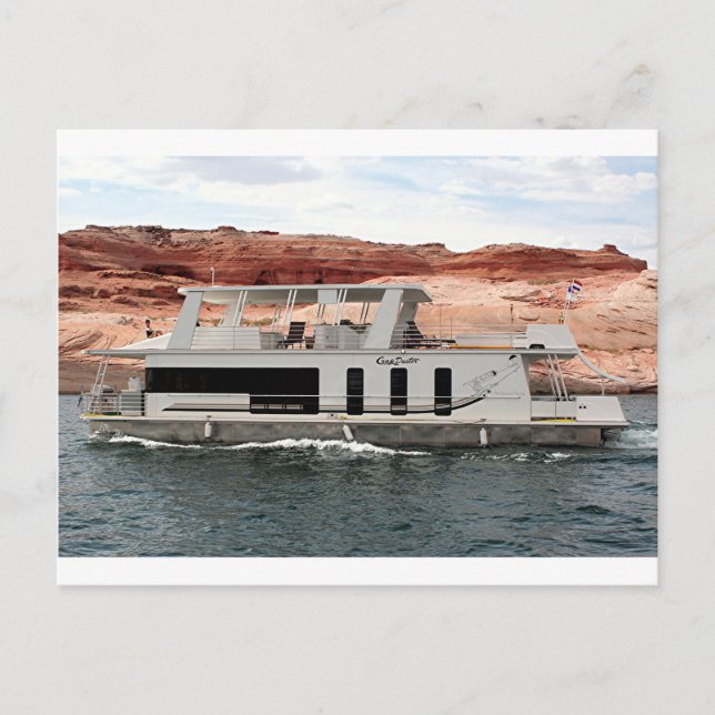Houseboat, Lake Powell, Arizona, USA 10 Postcard (Front)