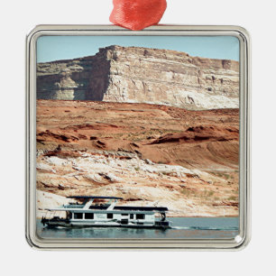 Houseboat, Lake Powell, Arizona, USA 7 Metal Ornament