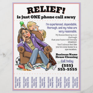 Housecleaning flyer (fully customizable)
