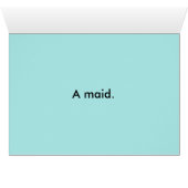 housecleaning maid joke cards (Inside Horizontal (Bottom))